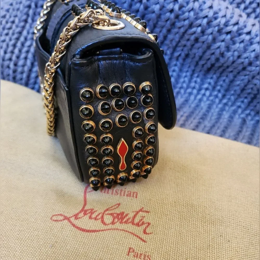 Christian Louboutin Mini Spiked Sweet Charity Crossbody Bag